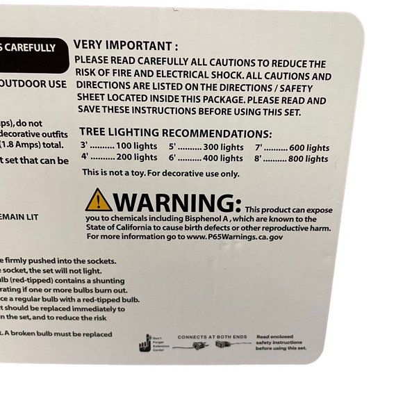 Merry Brite 200 Count Christmas Mini Lights Multi Bulb Green Wire - Picture 12 of 16